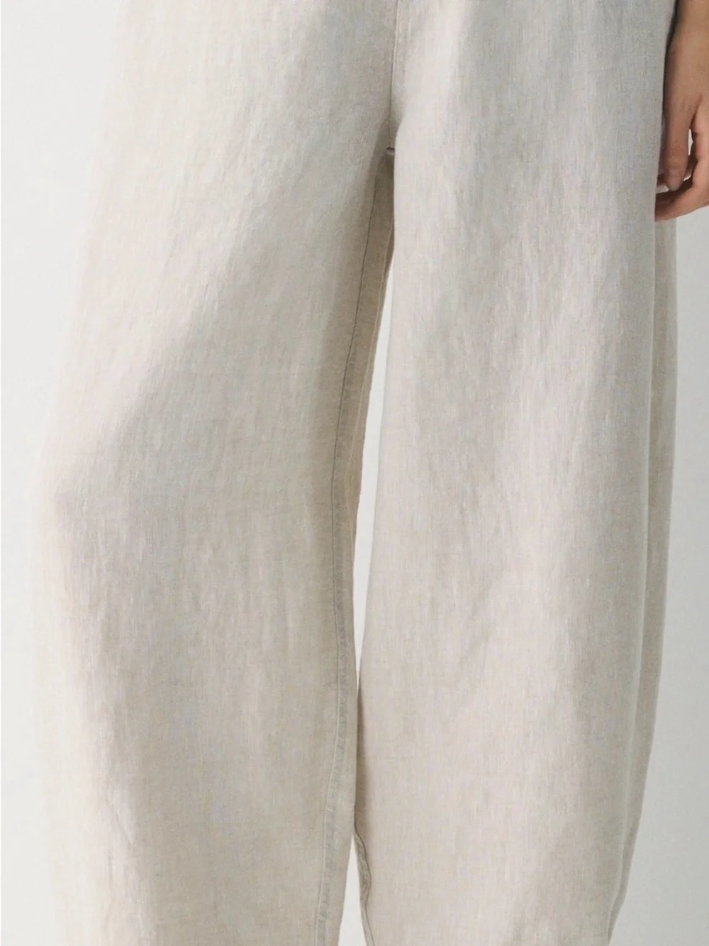 Aritzia interstate ballon pants in ecru